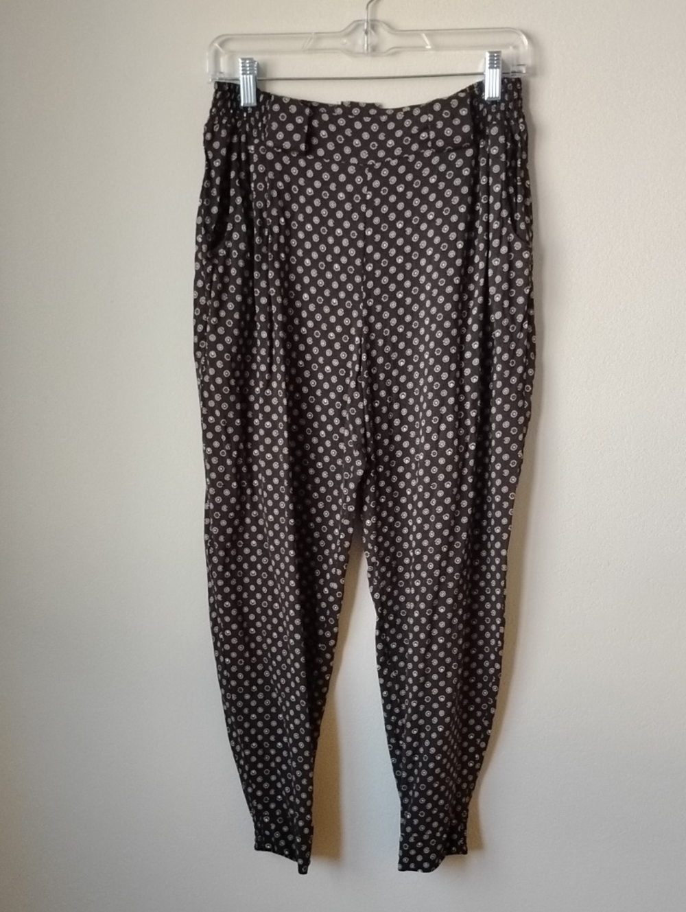 Band of Gypsies Black Printed Relaxed Pants